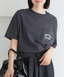 IENA大人気 定番カットソー ATON/エイトン FRESCA SINGLE JERSEY Vネック ロングスリーブ