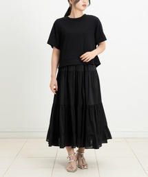 STRAWBERRY-FIELDS（ストロベリーフィールズ）の「ソフト天竺_バックシャンTシャツ（Tシャツ/カットソー）」