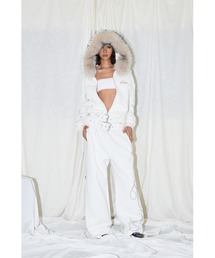 EYEER（イワイイアル）の「BELTED ZIP-UP SWEATPANTS（スウェットパンツ）」