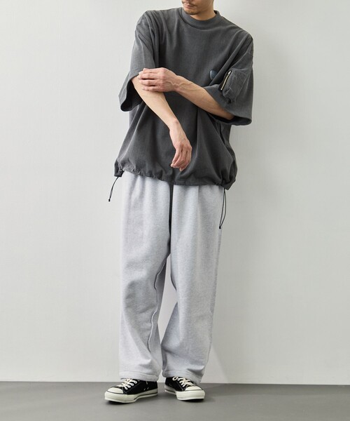 is-ness(イズネス)の「【is-ness】Arm Pocket Balloon T-Shirt(Tシャツ/カットソー・メンズ・グリーン/ダークグレー/ブルー/ブラック・L/M)」の18枚目の写真