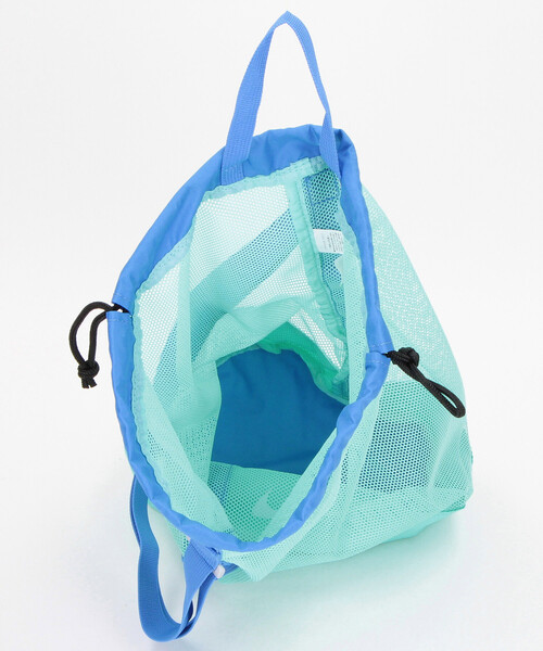 NIKE(ナイキ)の「NIKE/ナイキ NIKE SWIM 26SSメッシュショルダープールバッグ(トートバッグ・メンズ・グレー/ブルーグリーン/ブラック/レッド・ONE SIZE)」の10枚目の写真