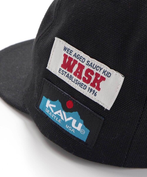 WASK（ワスク）の「【日本製】【KAVU】クラフトデザインキャップ(53~56cm)（ハット・キッズ・ネイビー/ブラック・FREE）」の9枚目の写真