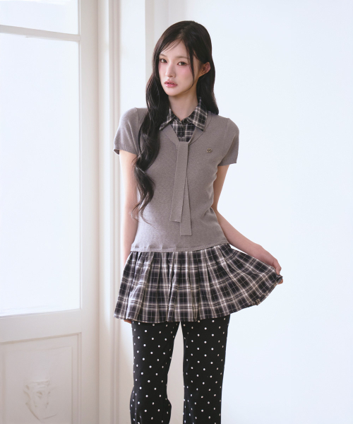 THE GREEN LAB（ザグリーンラボ）の「ポケットブーツカットドットパンツ[ブラック]（その他パンツ・レディース・その他・FREE）」の7枚目の写真