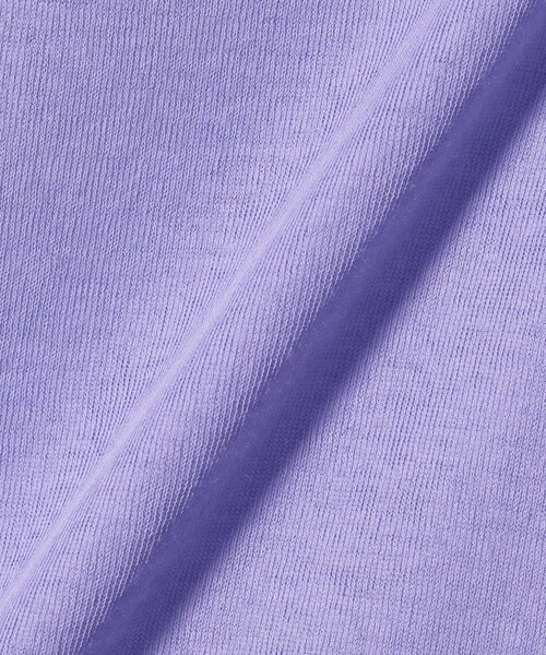 6(ロク)の「【別注】<Ernie Palo for 6>BOAT NECK SLEEVELESS T-SHIRT/カットソー(Tシャツ/カットソー・レディース・パープル/ダークグレー・38)」の4枚目の写真
