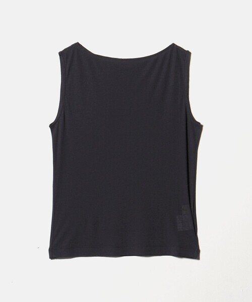 6(ロク)の「【別注】<Ernie Palo for 6>BOAT NECK SLEEVELESS T-SHIRT/カットソー(Tシャツ/カットソー・レディース・パープル/ダークグレー・38)」の6枚目の写真