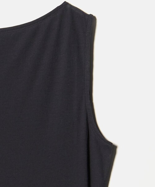 6(ロク)の「【別注】<Ernie Palo for 6>BOAT NECK SLEEVELESS T-SHIRT/カットソー(Tシャツ/カットソー・レディース・パープル/ダークグレー・38)」の9枚目の写真