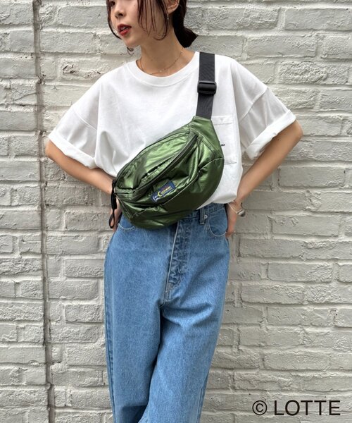 CIAOPANIC TYPY（チャオパニックティピー）の「【TYPY×LOTTE板ガム】銀紙ウエストバッグ（ボディバッグ/ウエストポーチ・レディース・ブラック/グリーン/シルバー・ONE SIZE）」の19枚目の写真