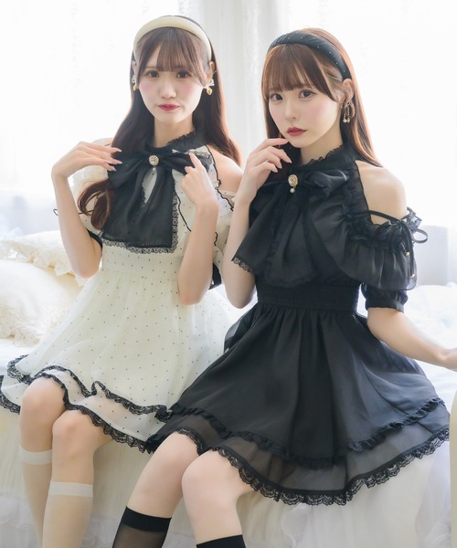 ROJITA ワンピース ROJITA｜ロジータのワンピース（ブラック/黒色系・リボン）通販 - ZOZOTOWN