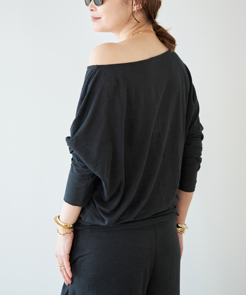 raspail（ラスパイユ）の「【Raspail/ラスパイユ】Comfortable T-Shirt（Tシャツ/カットソー・レディース・ブラック・FREE）」の17枚目の写真