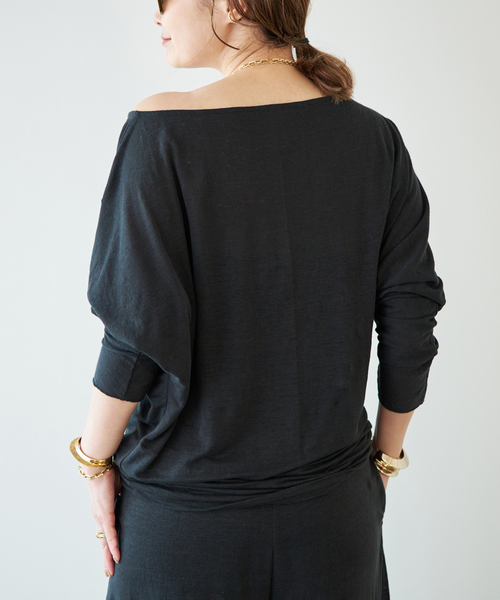 raspail（ラスパイユ）の「【Raspail/ラスパイユ】Comfortable T-Shirt（Tシャツ/カットソー・レディース・ブラック・FREE）」の18枚目の写真