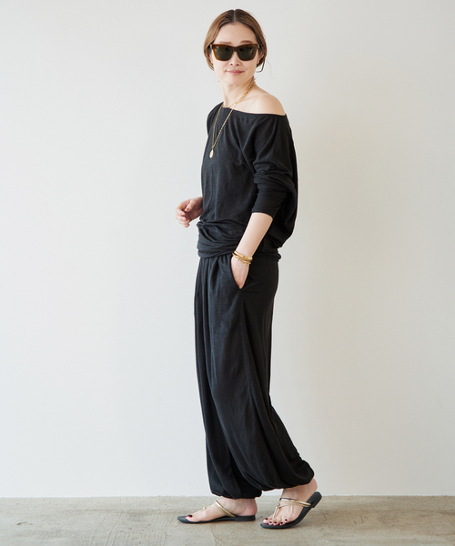 raspail（ラスパイユ）の「【Raspail/ラスパイユ】Comfortable T-Shirt（Tシャツ/カットソー・レディース・ブラック・FREE）」の5枚目の写真