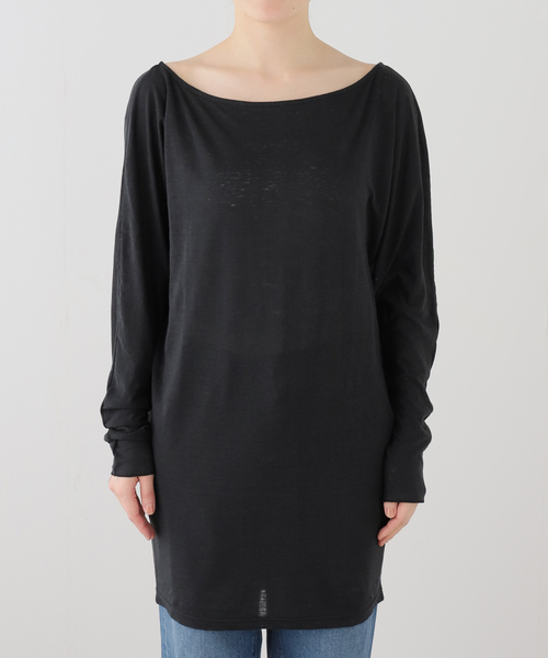 raspail（ラスパイユ）の「【Raspail/ラスパイユ】Comfortable T-Shirt（Tシャツ/カットソー・レディース・ブラック・FREE）」の6枚目の写真