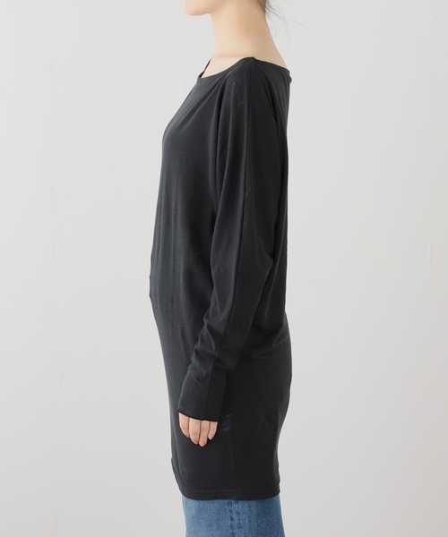 raspail（ラスパイユ）の「【Raspail/ラスパイユ】Comfortable T-Shirt（Tシャツ/カットソー・レディース・ブラック・FREE）」の7枚目の写真