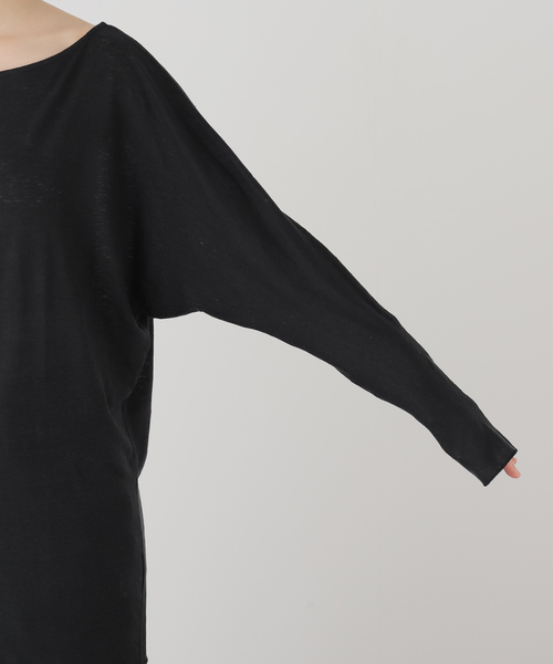 raspail（ラスパイユ）の「【Raspail/ラスパイユ】Comfortable T-Shirt（Tシャツ/カットソー・レディース・ブラック・FREE）」の9枚目の写真