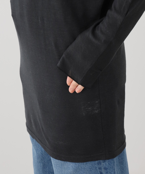 raspail（ラスパイユ）の「【Raspail/ラスパイユ】Comfortable T-Shirt（Tシャツ/カットソー・レディース・ブラック・FREE）」の10枚目の写真