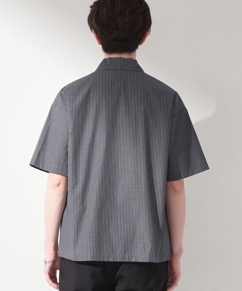 THE SHOP TK (ザ ショップ ティーケー )の「半袖チェックジップシャツ 洗濯機OK(シャツ/ブラウス・メンズ・ブルー系1/ホワイト系4/ネイビー系1・02/03/04)」の18枚目の写真
