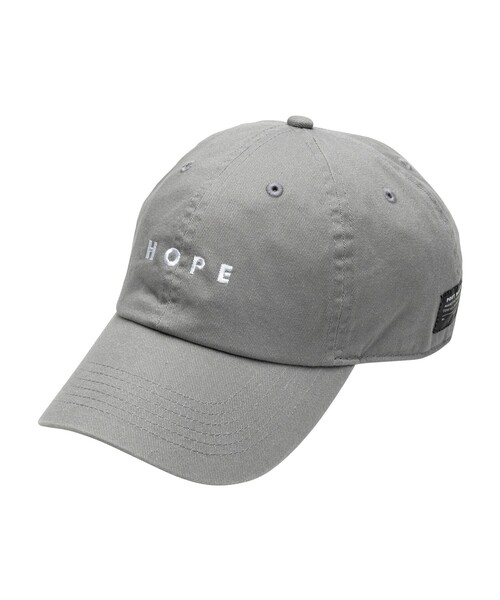 POET MEETS DUBWISE（ポエットミーツダブワイズ）の「POET MEETS DUBWISE/ポエトミーツダブワイズ HOPE Cap（キャップ・メンズ・グレー/ブラック・FREE）」の2枚目の写真