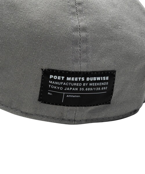 POET MEETS DUBWISE（ポエットミーツダブワイズ）の「POET MEETS DUBWISE/ポエトミーツダブワイズ HOPE Cap（キャップ・メンズ・グレー/ブラック・FREE）」の5枚目の写真