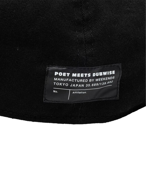 POET MEETS DUBWISE（ポエットミーツダブワイズ）の「POET MEETS DUBWISE/ポエトミーツダブワイズ HOPE Cap（キャップ・メンズ・グレー/ブラック・FREE）」の6枚目の写真