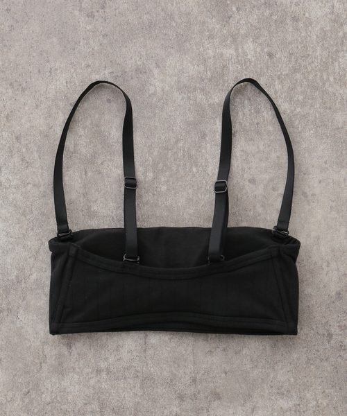 Calvin Klein（カルバン・クライン）の「Calvin Klein / カルバン クライン LIGHTLY LINED BANDEAU（その他アンダーウェア/インナー・レディース・ブラック・SMALL/MEDIUM）」の2枚目の写真