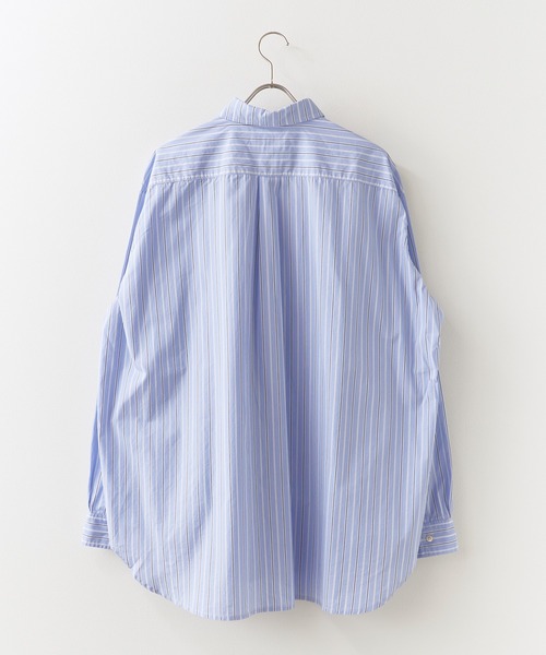 MAUI and Sons(マウイアンドサンズ)の「MAUI and Sons / マウイアンドサンズ PACIFIC BIG SHIRT パシフィックビッグシャツ オーバーサイズシャツ 2026年春夏春服 夏服(シャツ/ブラウス・メンズ・ベージュ/ブルー/ブルー系・M/L)」の7枚目の写真