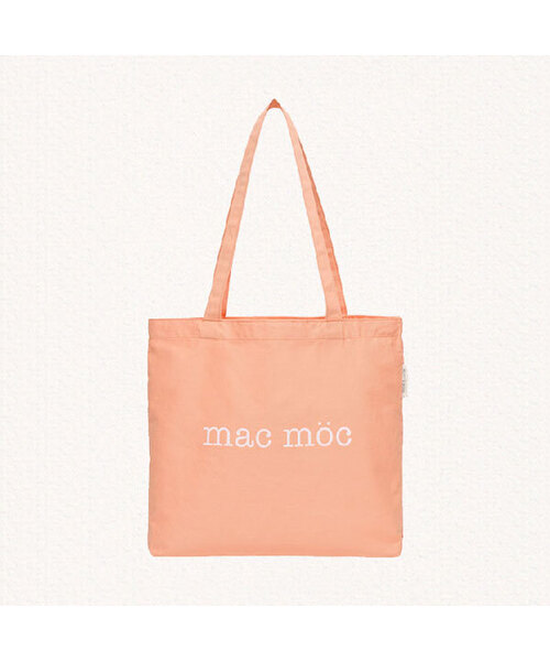 MAC MOC(マックモック)の「アルコン コットンデイリーショルダーエコバッグ_6カラー(エコバッグ/サブバッグ・メンズ・ネイビー/ミント/ブラック×ホワイト/ピンク系その他/Lilac/ピンク系・FREE)」の6枚目の写真