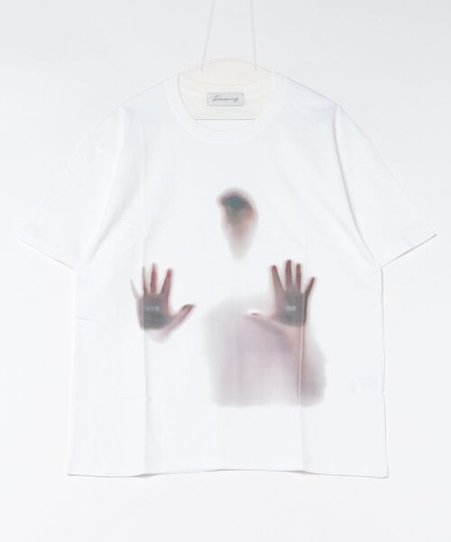 Never mind the XU / Chikashitsu+(ネバーマインド ザ エックスユー / チカシツプラス)の「【Nerd out XU】trace tee / 【ナードアウトエックスユー】トレースTシャツ(Tシャツ/カットソー・メンズ・ホワイト・XXL)」の1枚目の写真