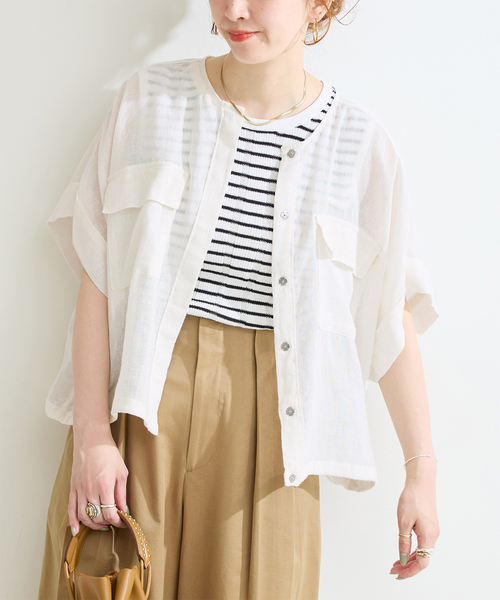 CLANE/クラネ】FAKE LEATHER BALLOON JACKET/フェイクレザーオーバー