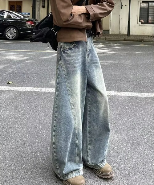 REBALANCE(リバランス)の「ワイドレトロデニム(デニムパンツ・メンズ・A・LARGE/MEDIUM/X-LARGE)」の5枚目の写真