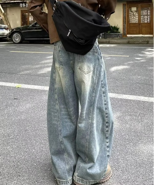 REBALANCE(リバランス)の「ワイドレトロデニム(デニムパンツ・メンズ・A・LARGE/MEDIUM/X-LARGE)」の6枚目の写真