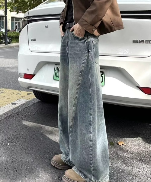 REBALANCE(リバランス)の「ワイドレトロデニム(デニムパンツ・メンズ・A・LARGE/MEDIUM/X-LARGE)」の3枚目の写真