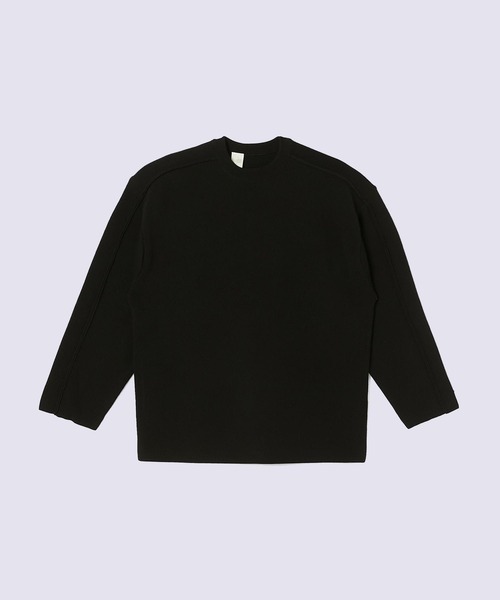 N.HOOLYWOOD(N.ハリウッド)の「【N.HOOLYWOOD】9252-KT01-015 KNIT PO(ニット/セーター・メンズ・カーキ/ブラック・36/38)」の2枚目の写真