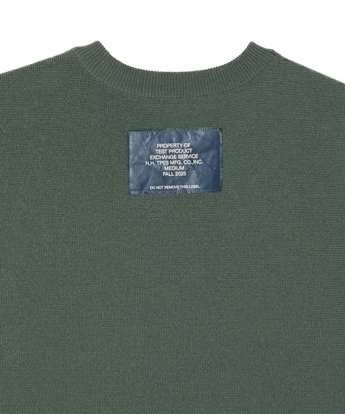 N.HOOLYWOOD(N.ハリウッド)の「【N.HOOLYWOOD】9252-KT01-015 KNIT PO(ニット/セーター・メンズ・カーキ/ブラック・36/38)」の3枚目の写真