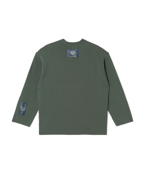 N.HOOLYWOOD(N.ハリウッド)の「【N.HOOLYWOOD】9252-KT01-015 KNIT PO(ニット/セーター・メンズ・カーキ/ブラック・36/38)」の7枚目の写真