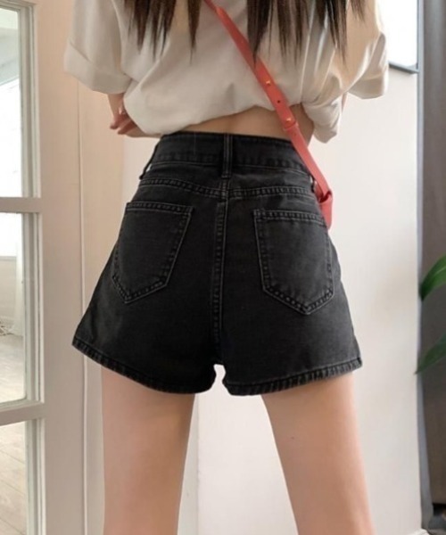 HAILY(ヘイリー)の「ウォッシュ加工デニムAラインスカパン(デニムスカート・レディース・チャコールグレー/ライトブルー・S/M/L)」の17枚目の写真