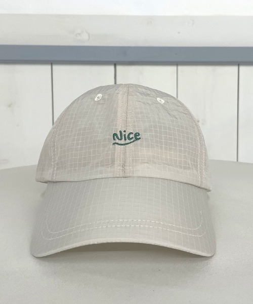 CRB(シーアールビー)の「リップストップロゴキャップ(キャップ・レディース・パープル/ブラック/ライム/ライトグレー/アイボリー・F)」の13枚目の写真