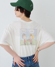 【ST.JOHNS 3RD CLUB/セントジョンズサードクラブ】バッグプリントTシャツ(PEANUTS)