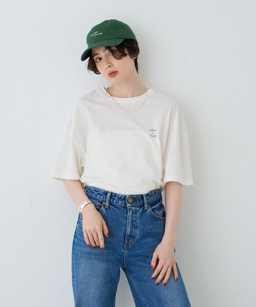 St.Johns 3rd club(セントジョンズサードクラブ)の「【ST.JOHNS 3RD CLUB/セントジョンズサードクラブ】バッグプリントTシャツ(PEANUTS)(Tシャツ/カットソー・レディース・ホワイト系その他2/ホワイト系その他・フリー)」の3枚目の写真