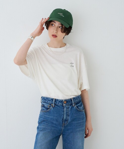 St.Johns 3rd club(セントジョンズサードクラブ)の「【ST.JOHNS 3RD CLUB/セントジョンズサードクラブ】バッグプリントTシャツ(PEANUTS)(Tシャツ/カットソー・レディース・ホワイト系その他2/ホワイト系その他・フリー)」の4枚目の写真