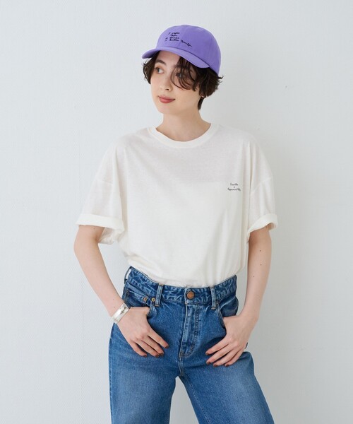 St.Johns 3rd club(セントジョンズサードクラブ)の「【ST.JOHNS 3RD CLUB/セントジョンズサードクラブ】バッグプリントTシャツ(PEANUTS)(Tシャツ/カットソー・レディース・ホワイト系その他2/ホワイト系その他・フリー)」の7枚目の写真