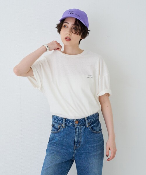 St.Johns 3rd club(セントジョンズサードクラブ)の「【ST.JOHNS 3RD CLUB/セントジョンズサードクラブ】バッグプリントTシャツ(PEANUTS)(Tシャツ/カットソー・レディース・ホワイト系その他2/ホワイト系その他・フリー)」の8枚目の写真