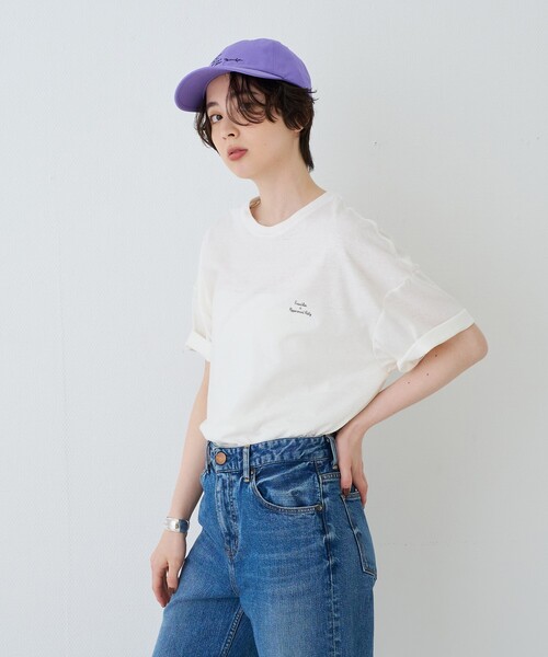 St.Johns 3rd club(セントジョンズサードクラブ)の「【ST.JOHNS 3RD CLUB/セントジョンズサードクラブ】バッグプリントTシャツ(PEANUTS)(Tシャツ/カットソー・レディース・ホワイト系その他2/ホワイト系その他・フリー)」の9枚目の写真