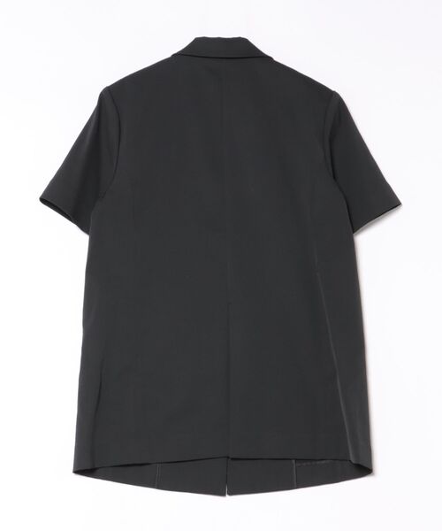 PICCIN(ピッチン)の「麻混半袖ジャケット(テーラードジャケット・レディース・オフホワイト/ブラック・M)」の22枚目の写真