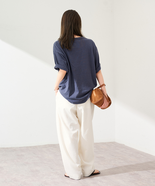 FRAMeWORK(フレームワーク)の「ポリエステルトロタックパンツ(その他パンツ・レディース・チャコールグレー/ホワイト/ベージュ・40/38/36/34)」の13枚目の写真