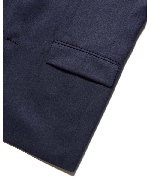SOPHNET.(ソフネット)の「WOOL GABARDINE STANDARD 2-BUTTON JACKET(テーラードジャケット・メンズ・チャコールグレー/ネイビー・2/1/5/4/3)」の8枚目の写真