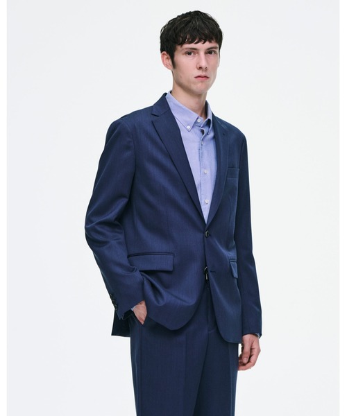 SOPHNET.(ソフネット)の「WOOL GABARDINE STANDARD 2-BUTTON JACKET(テーラードジャケット・メンズ・チャコールグレー/ネイビー・2/1/5/4/3)」の3枚目の写真