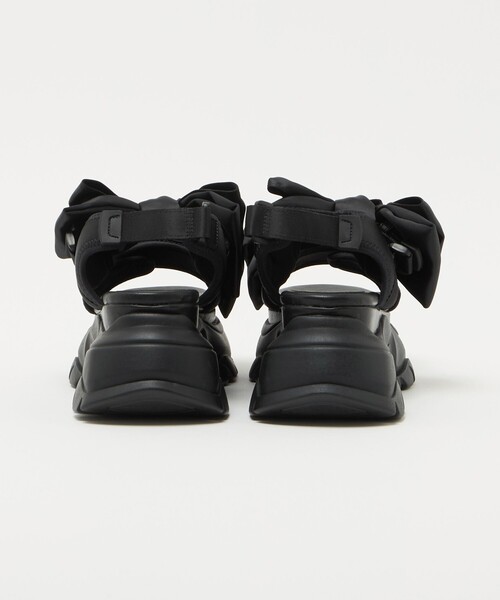 SY UNITED ARROWS(シーユナイテッドアローズ)の「<SY>ビッグリボンベルクロ サンダル75(サンダル・レディース・ブラック・S/L/M)」の5枚目の写真