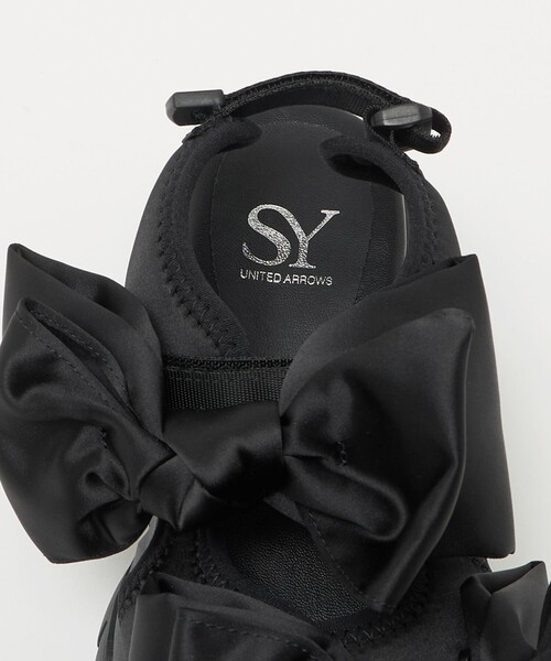 SY UNITED ARROWS(シーユナイテッドアローズ)の「<SY>ビッグリボンベルクロ サンダル75(サンダル・レディース・ブラック・S/L/M)」の7枚目の写真