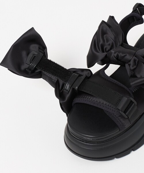 SY UNITED ARROWS(シーユナイテッドアローズ)の「<SY>ビッグリボンベルクロ サンダル75(サンダル・レディース・ブラック・S/L/M)」の10枚目の写真