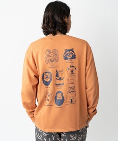 10oz　ピグメントスウェットMy hatits　ロンTEE
